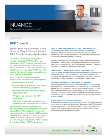 nuance pdf creator 8