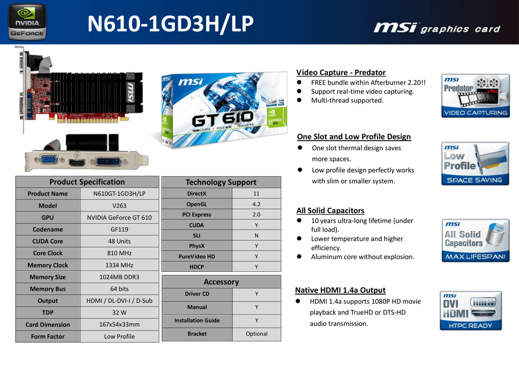 Nvidia gt 610 online 1gb driver