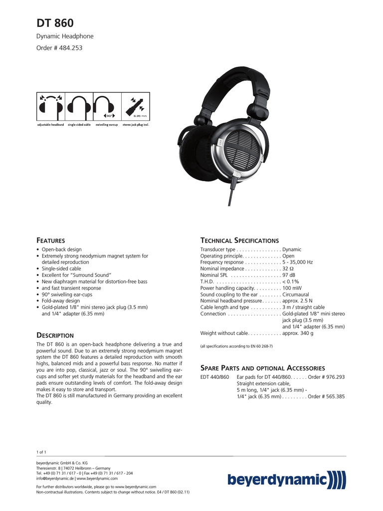 beyerdynamic dt 860