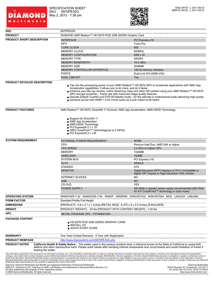 DIAMOND BV750 AMD GRAPHICS DRIVER FREE