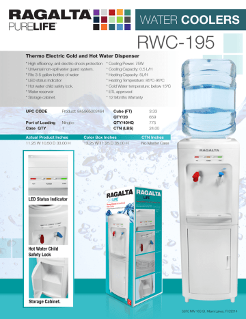Ragalta Rwc 195 Datasheet Manualzz
