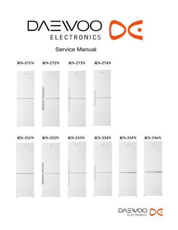 Daewoo Rn 331npt Rn 331npw Datasheet Manualzz