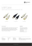 Zignum USB 2.0 Datasheet