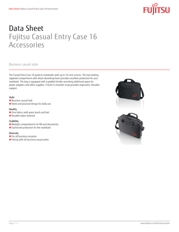 fujitsu casual backpack 16