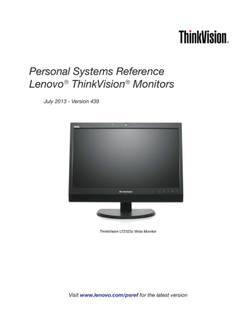 Lenovo ThinkVision LT2013s Datasheet | Manualzz