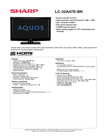 sharp lcd panel datasheet in stock