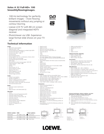 loewe tv xelos a 32 CEGICAP