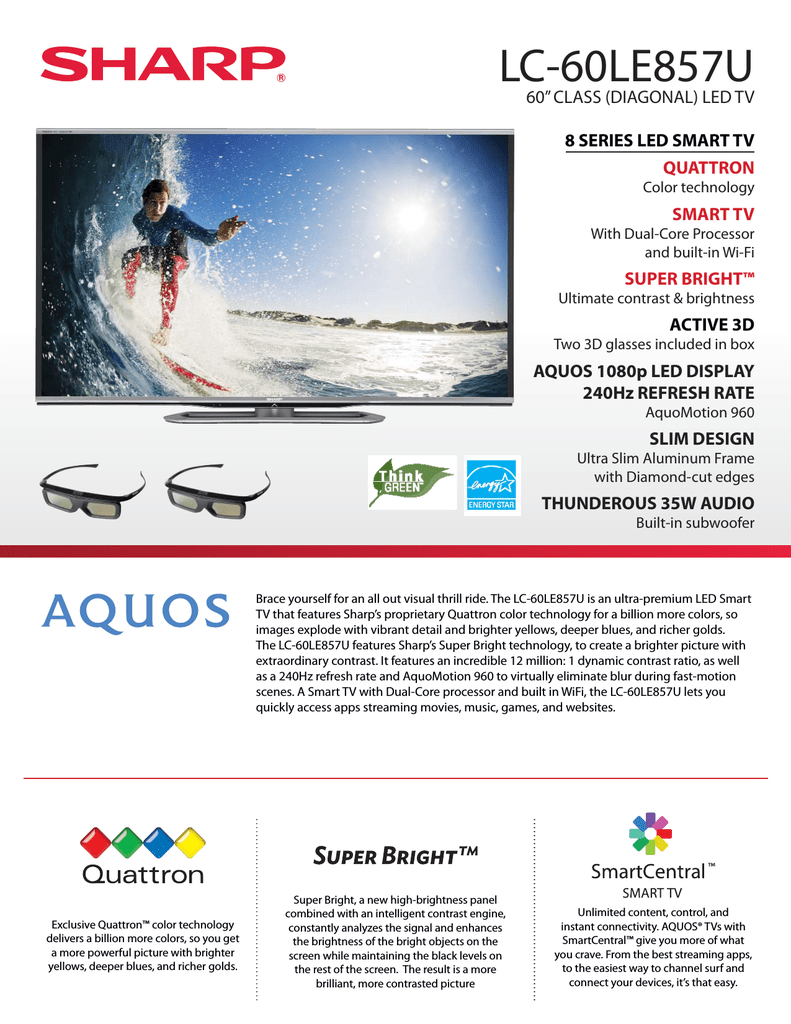 best 3d glasses for sharp aquos