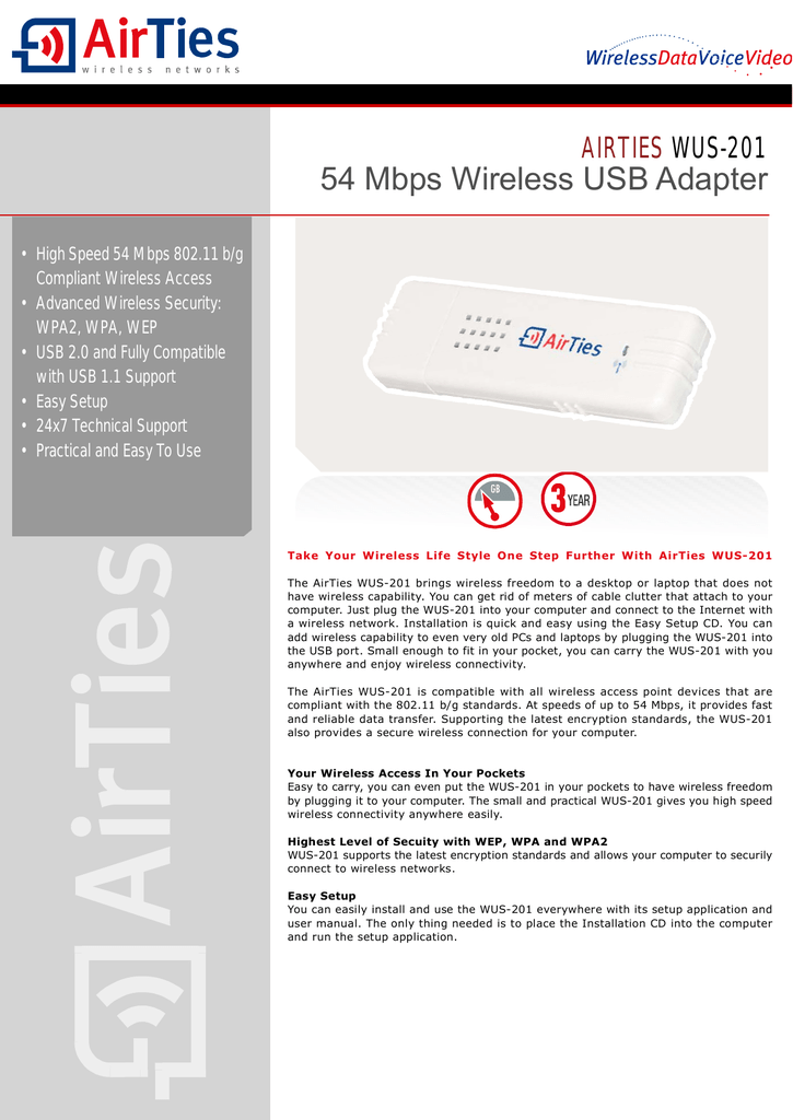 Airties Wus 201 Xp Driver