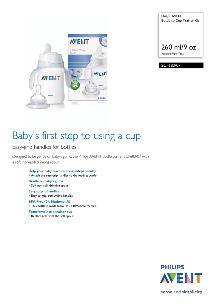 avent bottle trainer