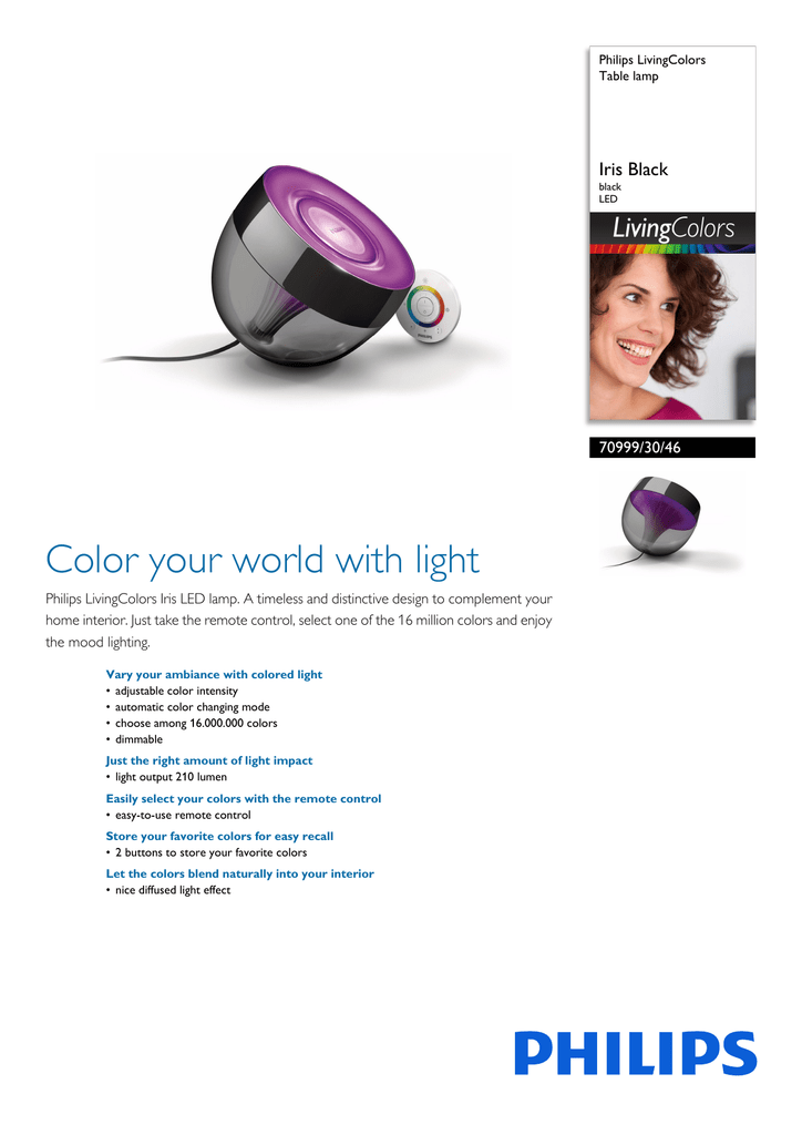 philips livingcolors table lamp
