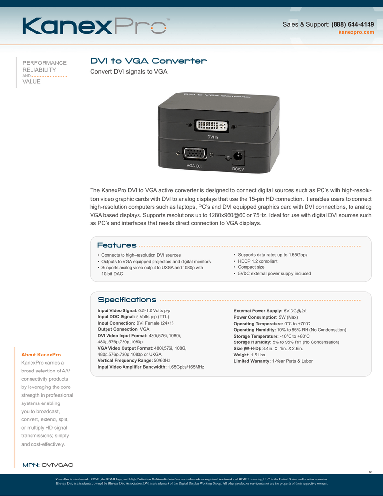 professional analog to digital video converter