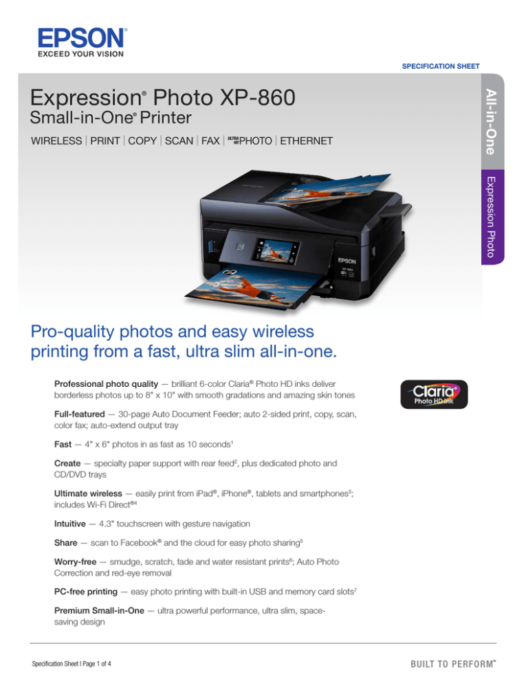 epson 860 printer