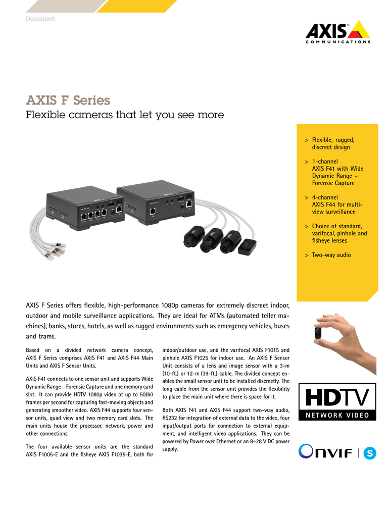 Axis F41 Network Camera 2025