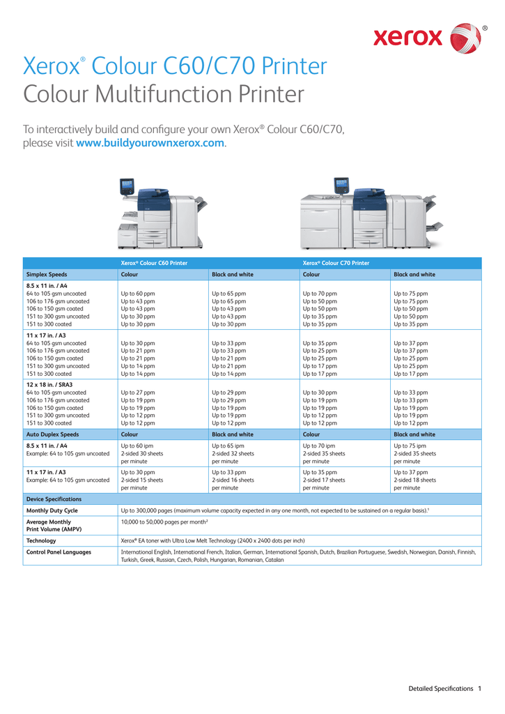 Xerox 006R01660, 006R01659, 006R01662, 006R01661 Datasheet | Manualzz