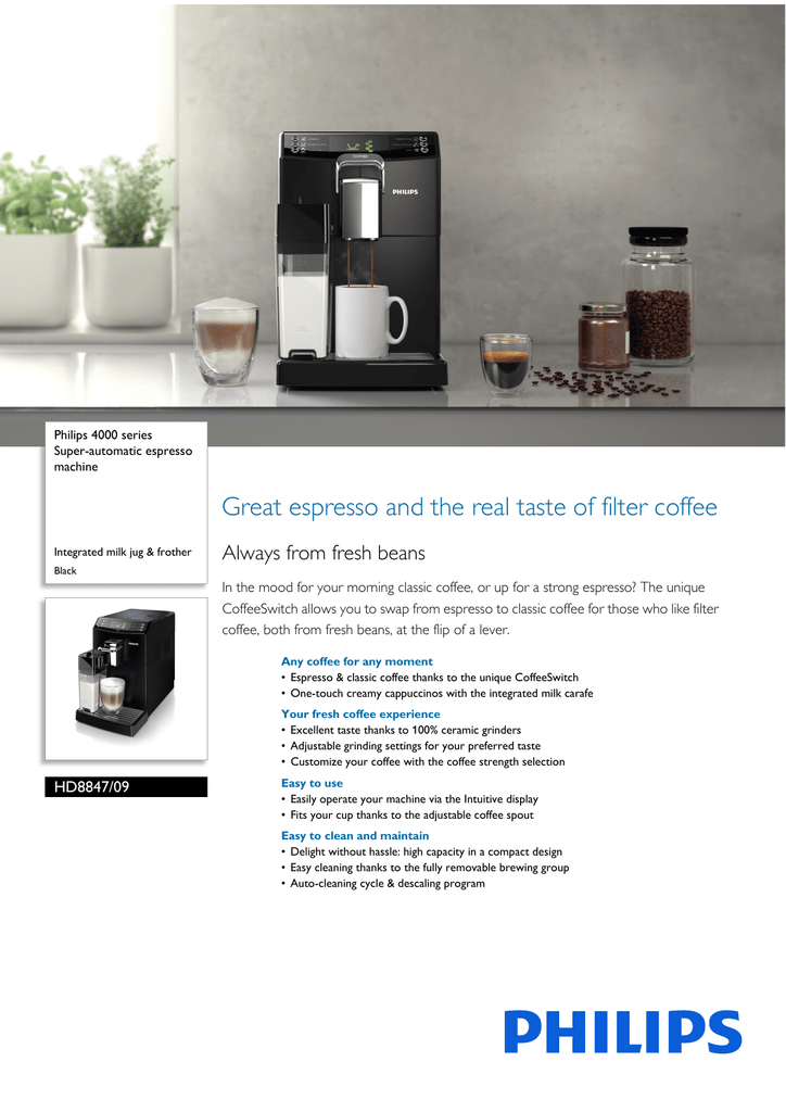 Philips HD8847/09 coffee maker 