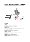 RCGF 26ccBM Operator's Manual