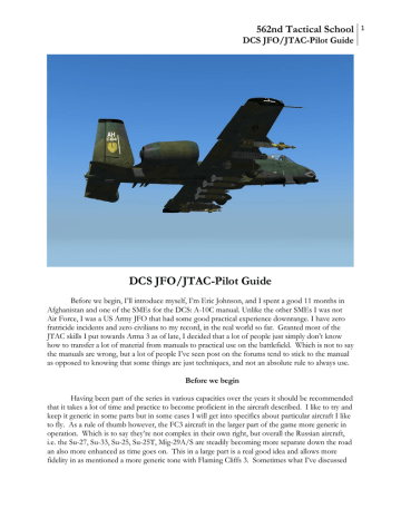 DCS JFO/JTAC-Pilot Guide | Manualzz