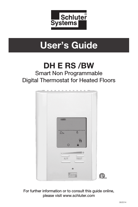 Ditra Heat Non Programmable Thermostat Schluter Systems