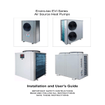 Enviro-tex EVI Series Air Source Heat Pumps: AI Chat &amp; PDF Download