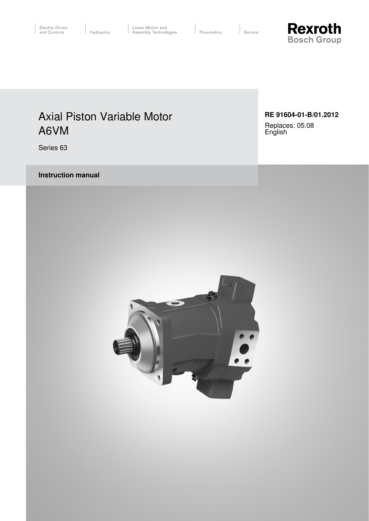 Axial Piston Variable Motor A6VM Manualzz