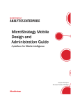 MicroStrategy Mobile Design &amp; Admin Guide | AI Chat &amp; PDF Download