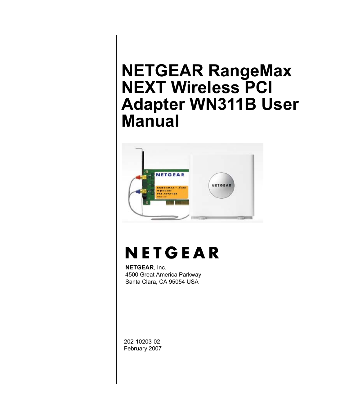 Netgear WN311B Owner Manual | Manualzz