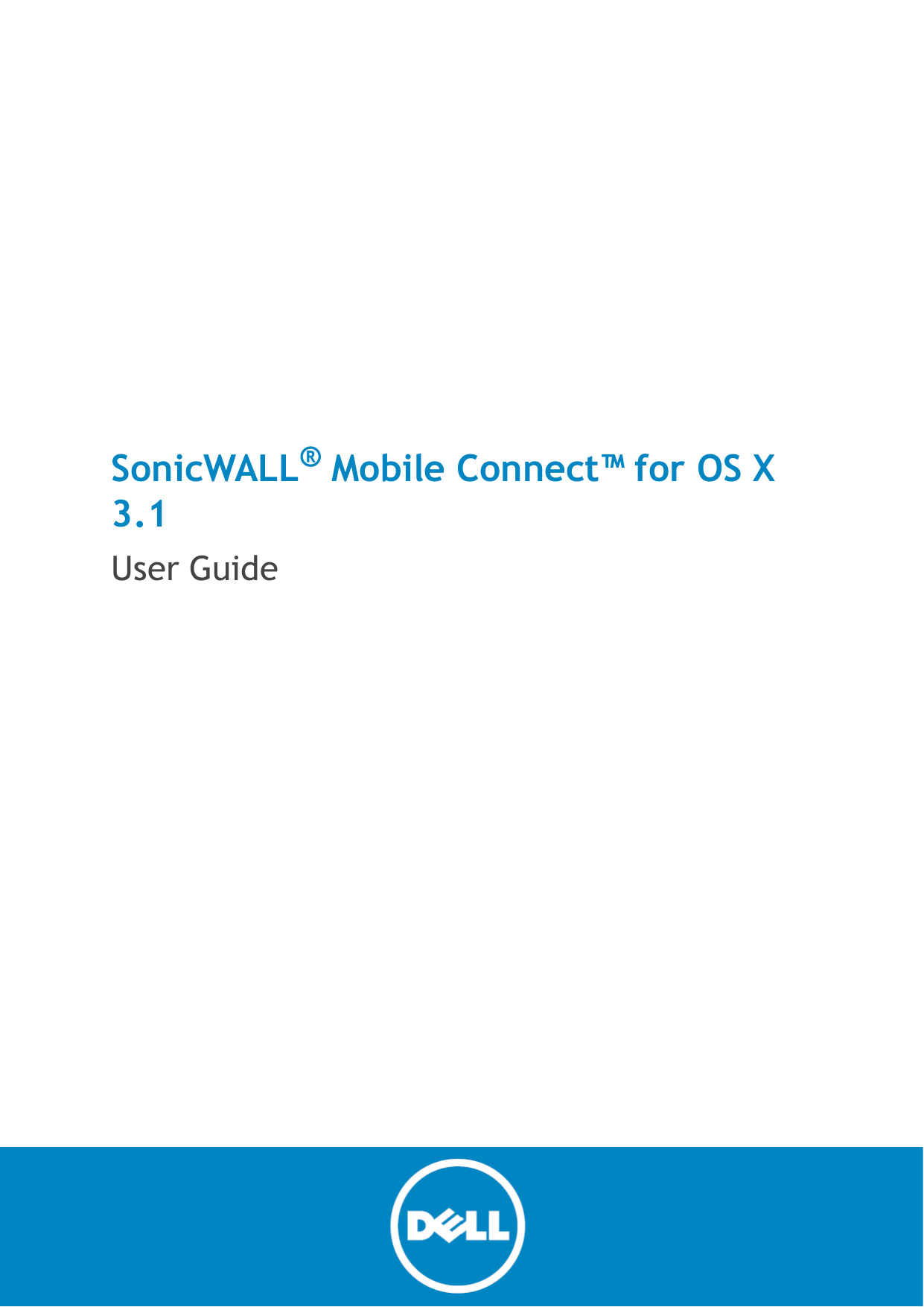 dell sonicwall mobile connect mac