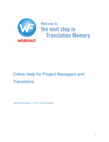 wordfast pro 3 manual
