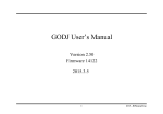 GODJ DJ Controller User&rsquo;s Manual
