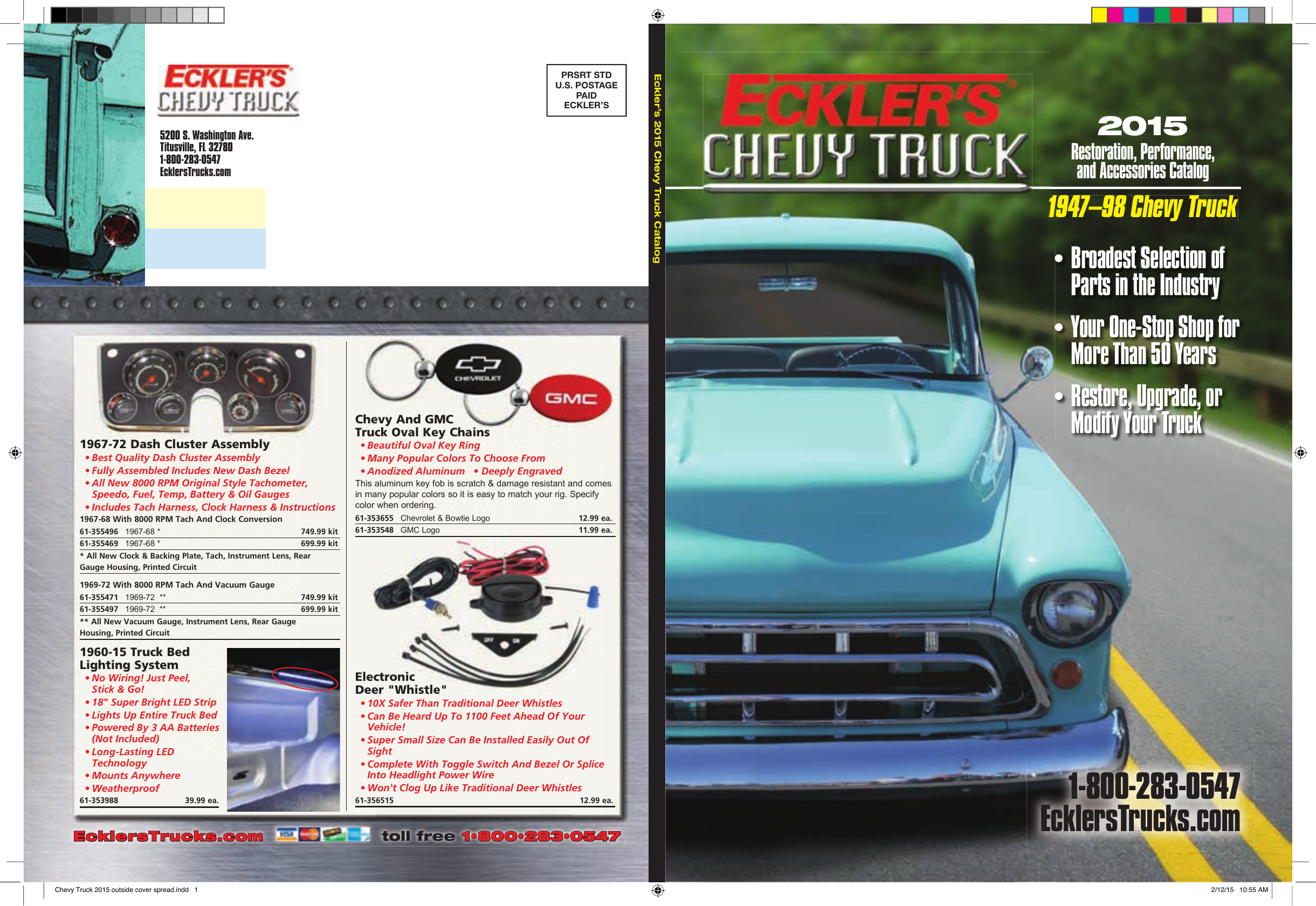 1954-1990 Keychain CHEVY TRUCK Chevrolet Truck GIFT BOXED 54-90 