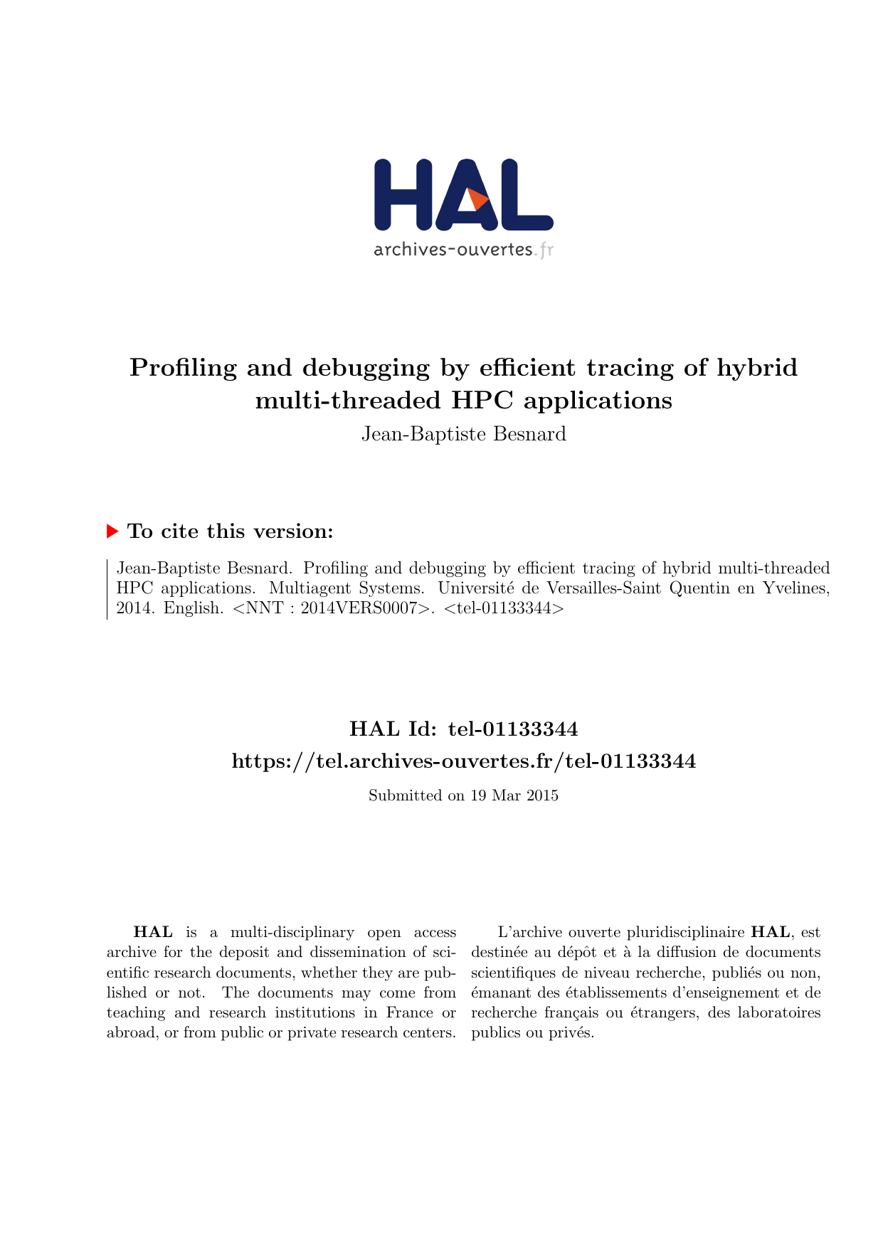 Profiling And Debugging By Efficient Tracing Of Hybrid Multi Tel Manualzz