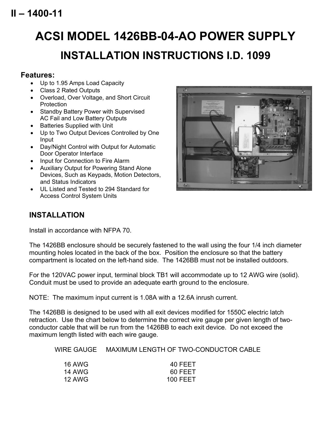 1400-11_1426BB-04-AO Installation Instructions with app dwgs | manualzz.com