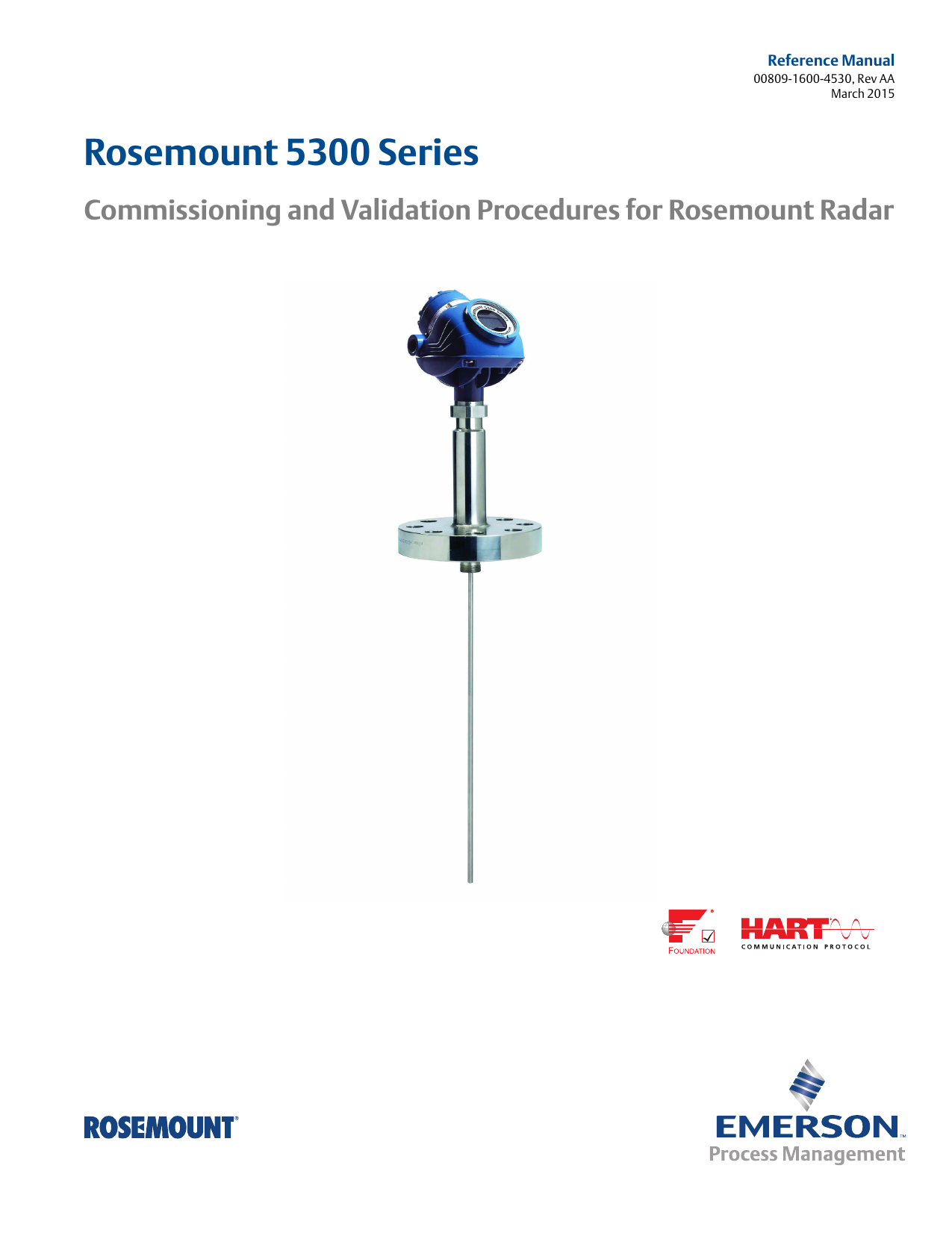 Rosemount 5300 Series Commissioning and Validation Procedures | Manualzz