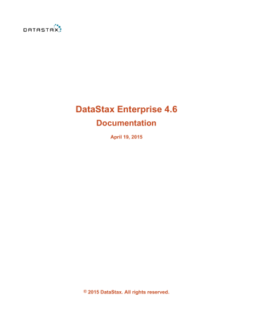 DataStax Enterprise 4.6 | Manualzz