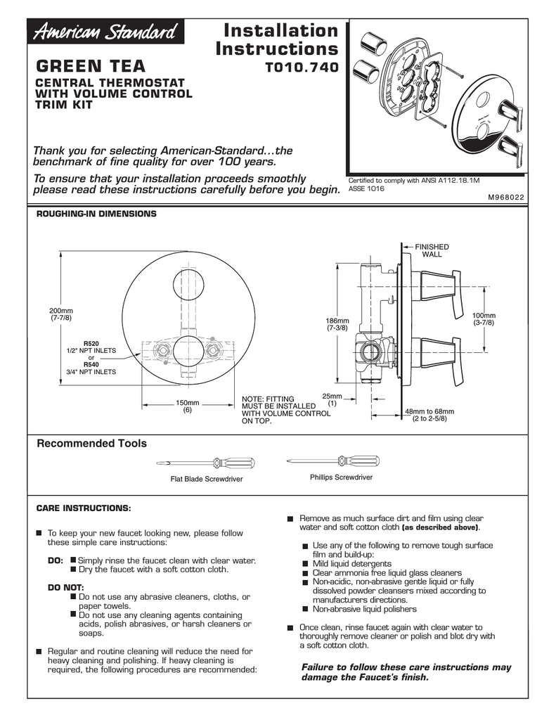 Aerators Faucet Parts American Standard A924335 0070a Fixation