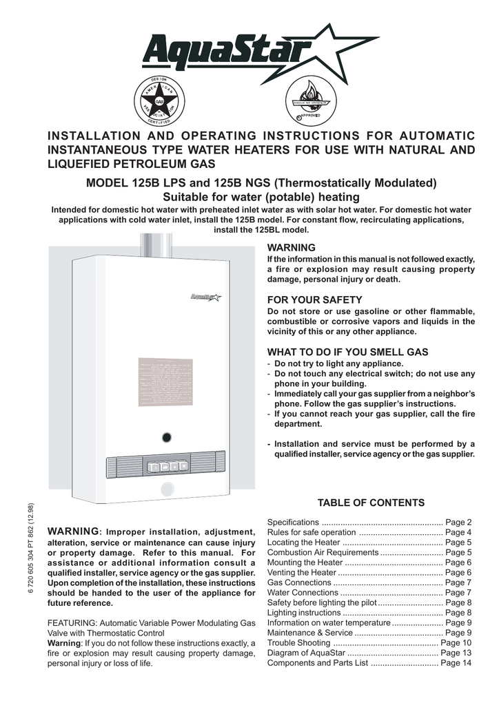 heater manual