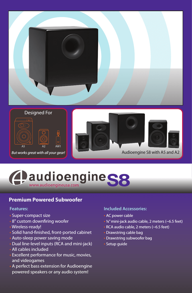 audioengine a2 manual