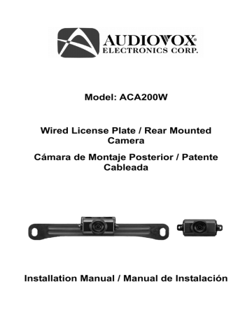 Audiovox Aca200w Installation Manual | Manualzz