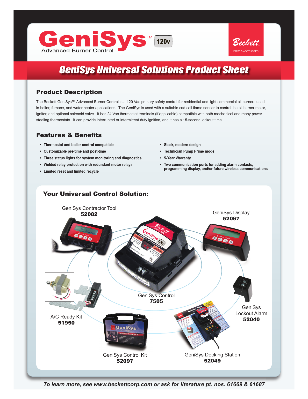 Beckett Genisys 7505 Wiring Diagram