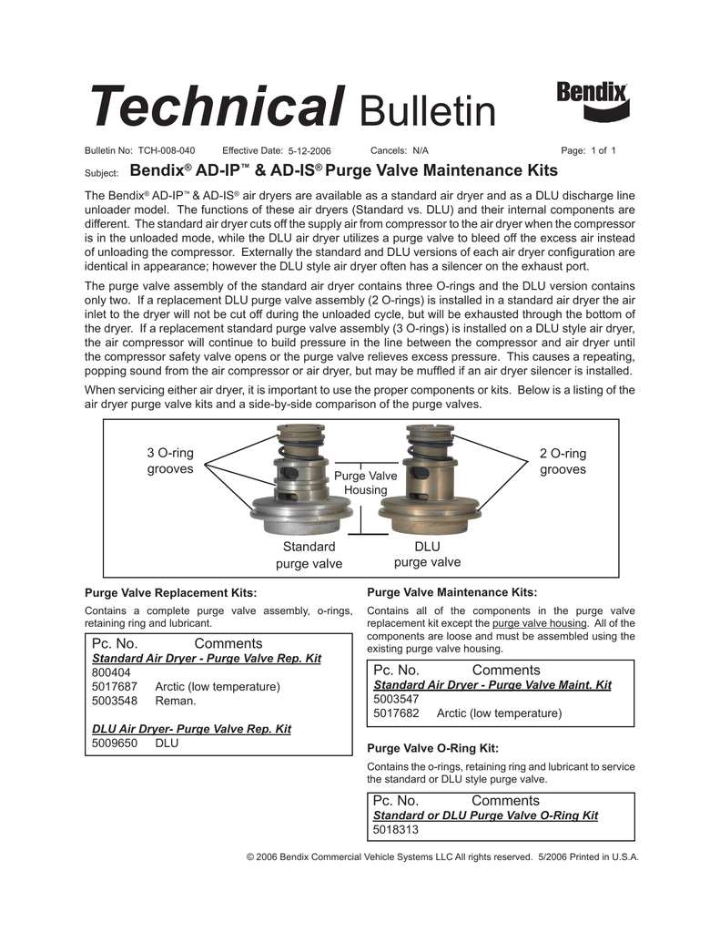 Bendix Tch 008 040 User S Manual Manualzz