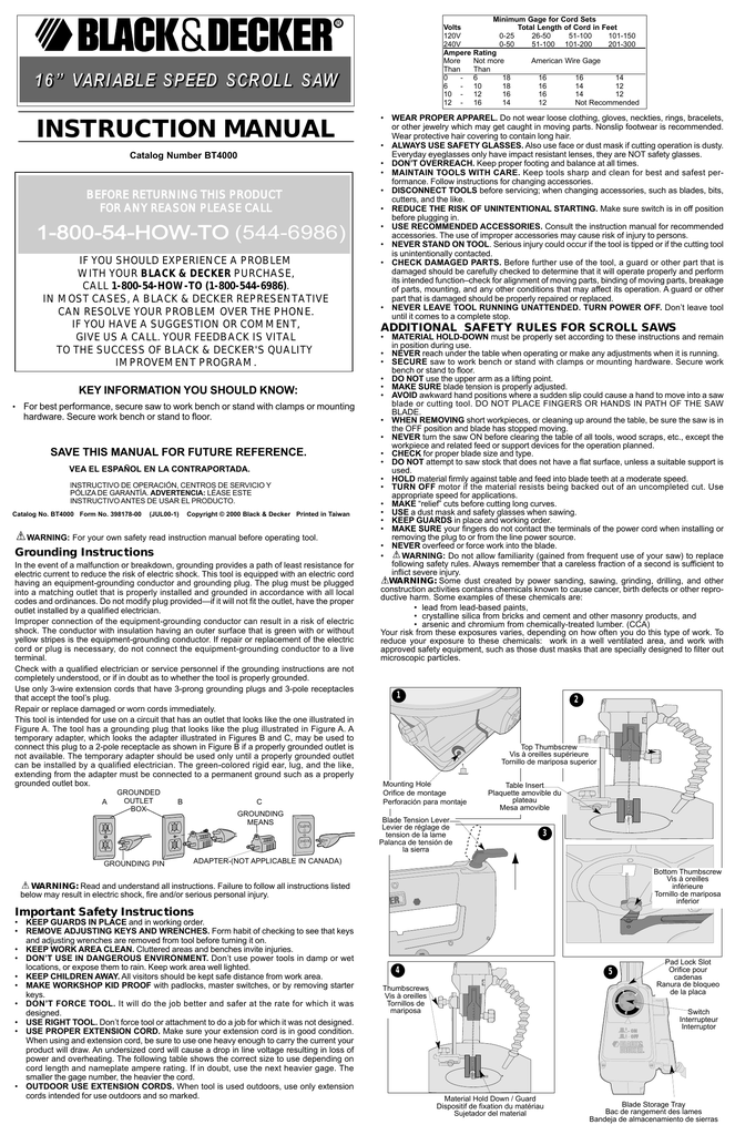 BLACK & DECKER NAVIGATOR 613014-01 INSTRUCTION MANUAL Pdf Download