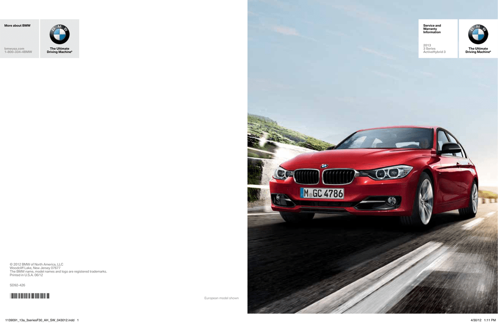 BMW 320i Service and Warranty Information Manualzz