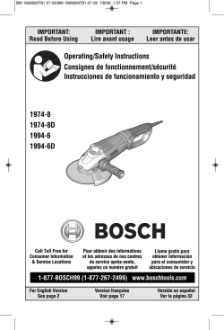 Bosch 1380 SLIM User manual manualzz