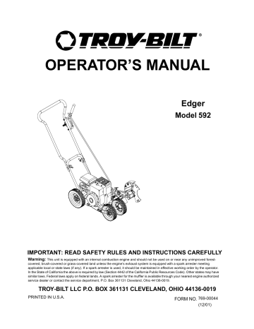 Briggs & Stratton 592 Operator's Manual | Manualzz