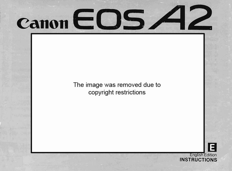 Canon Eos A2 A2e Instruction Manual Manualzz