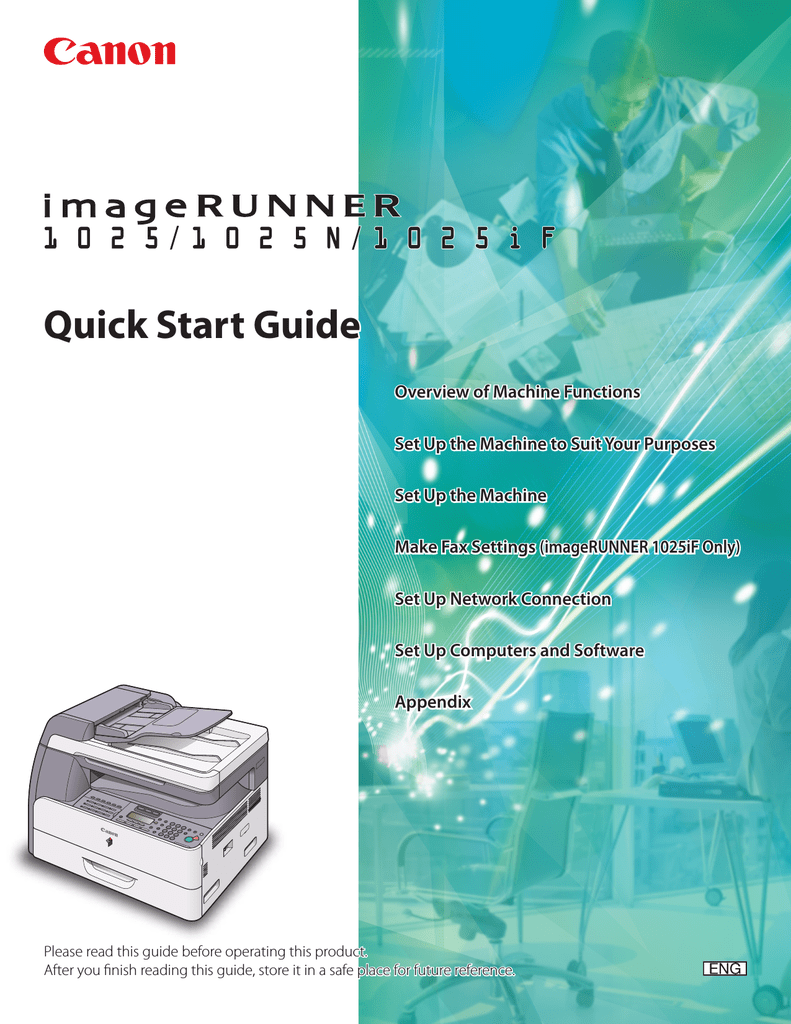 B4228 Canon Imagerunner 10251f User Manual