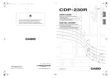 Casio CDP-230R Owner's Manual | Manualzz