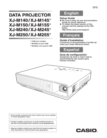 Casio Signature XJ-M140 User's Manual | Manualzz