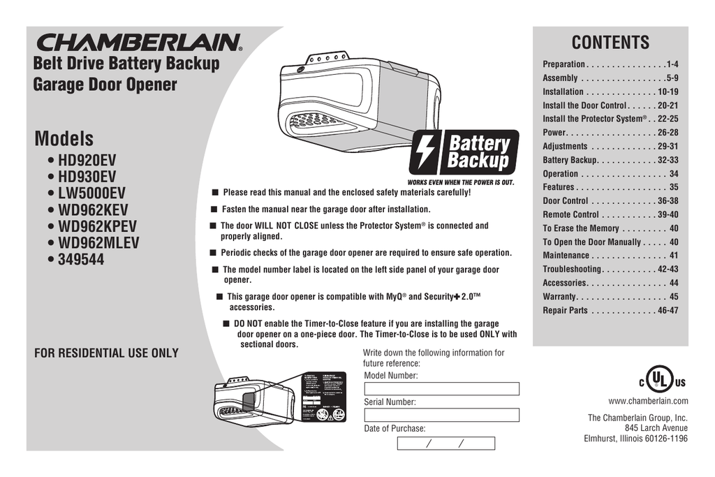 chamberlain hd930ev user s manual manualzz liftmaster max keypad